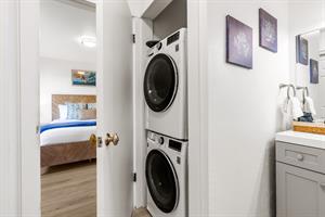 Laundry in the EnSuite Bath for Bedroom 1