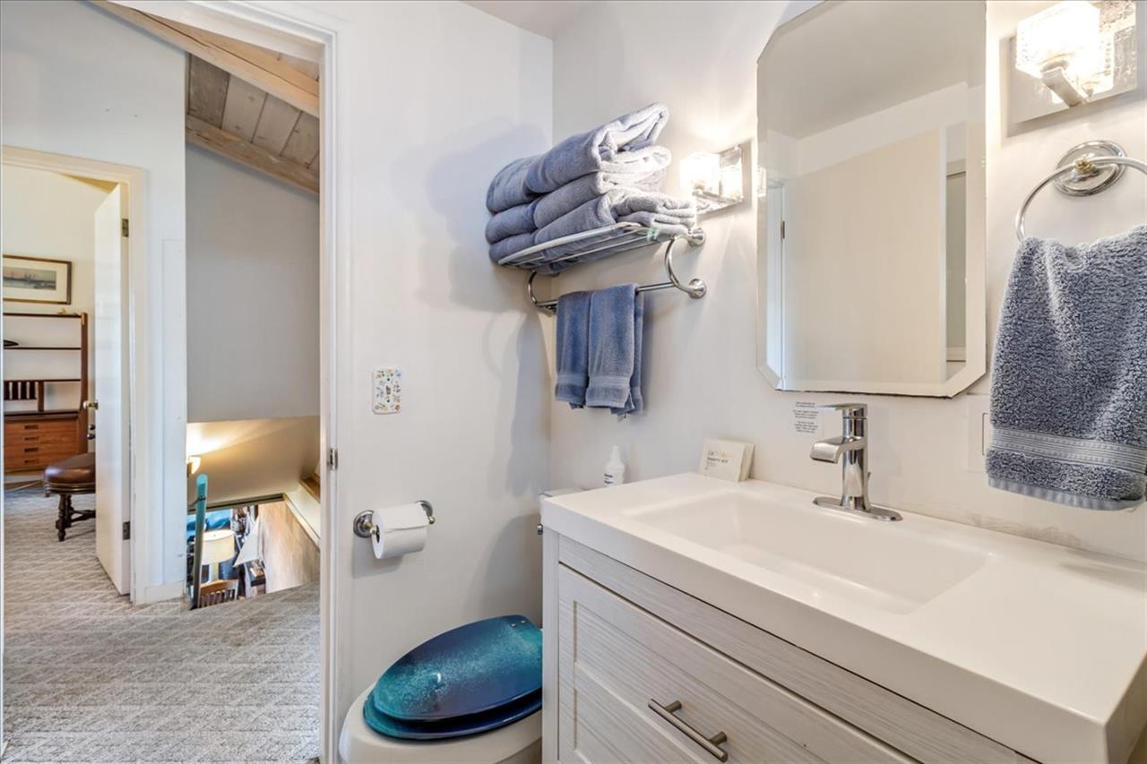 Upstairs Bathroom has a ShowerOverTub Combo