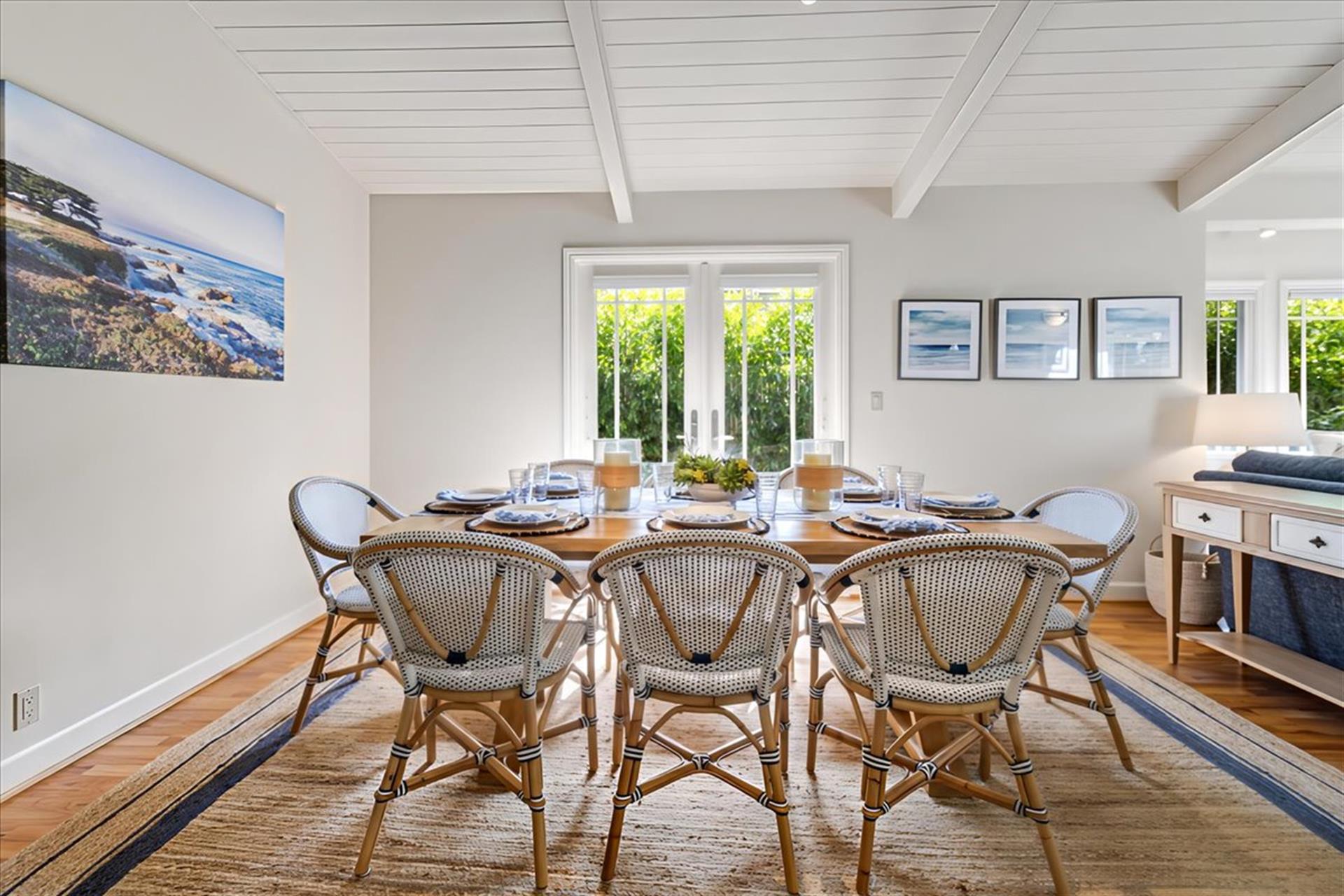 Dining Area with Access to the Backyard