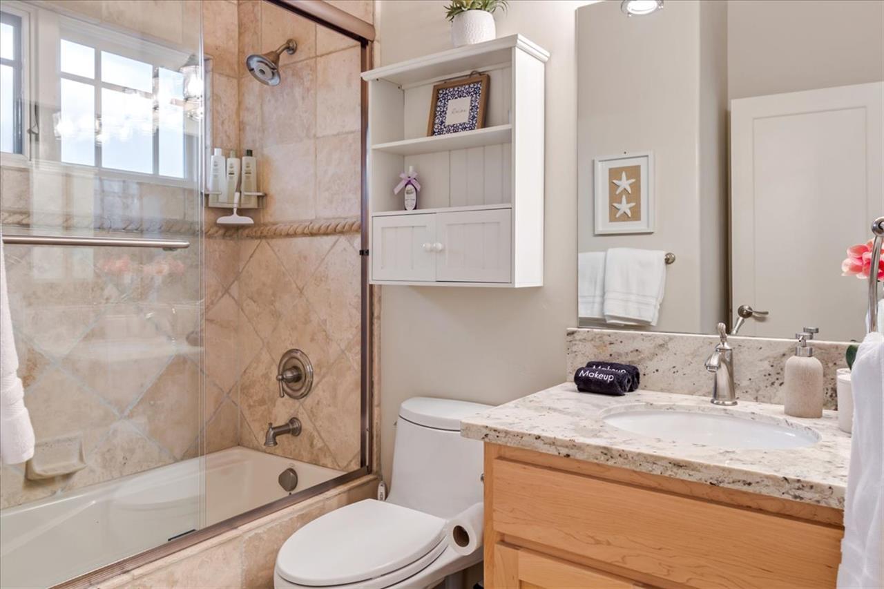 Hallway Bathroom 2  has a ShowerOverTub Combo