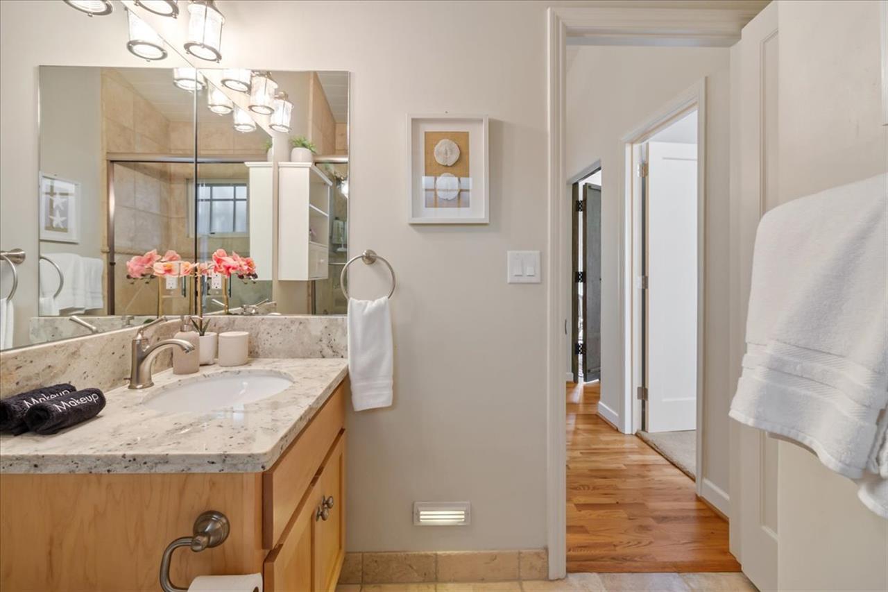 Hallway Bathroom 2  has a ShowerOverTub Combo