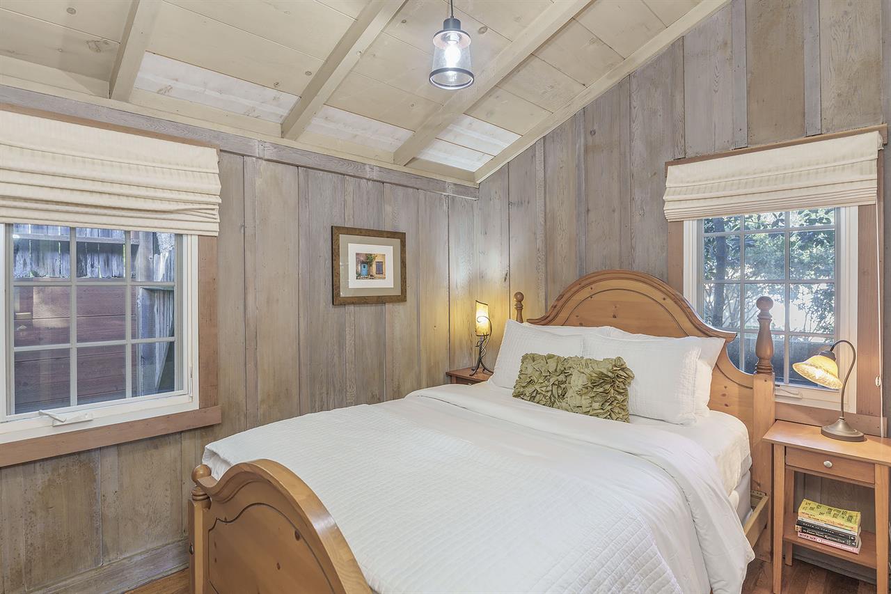 Bedroom 2  Queen Bed, Near Hall Bath with Shower