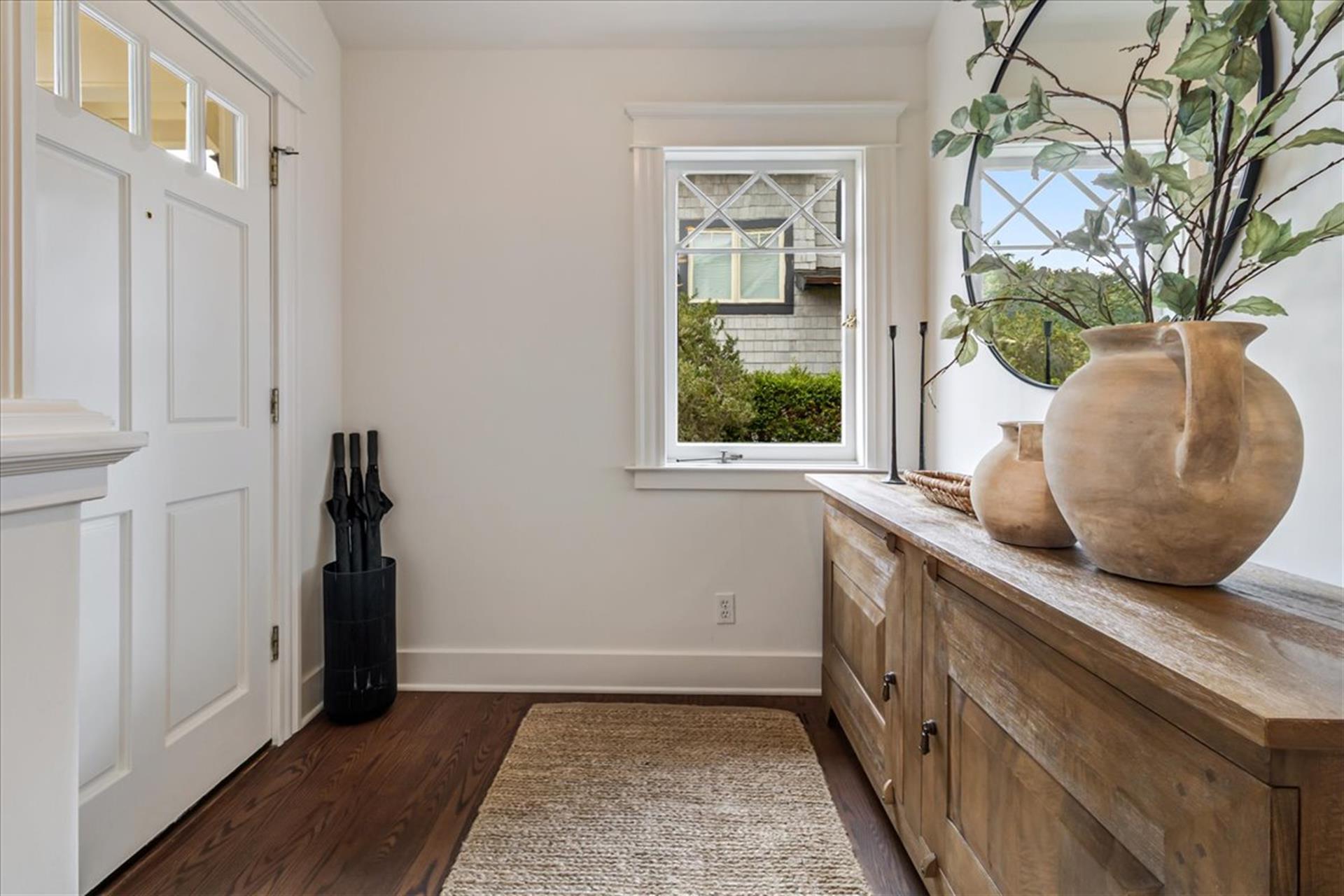 Rear Entrance Foyer Leads to the Backyard and Garage