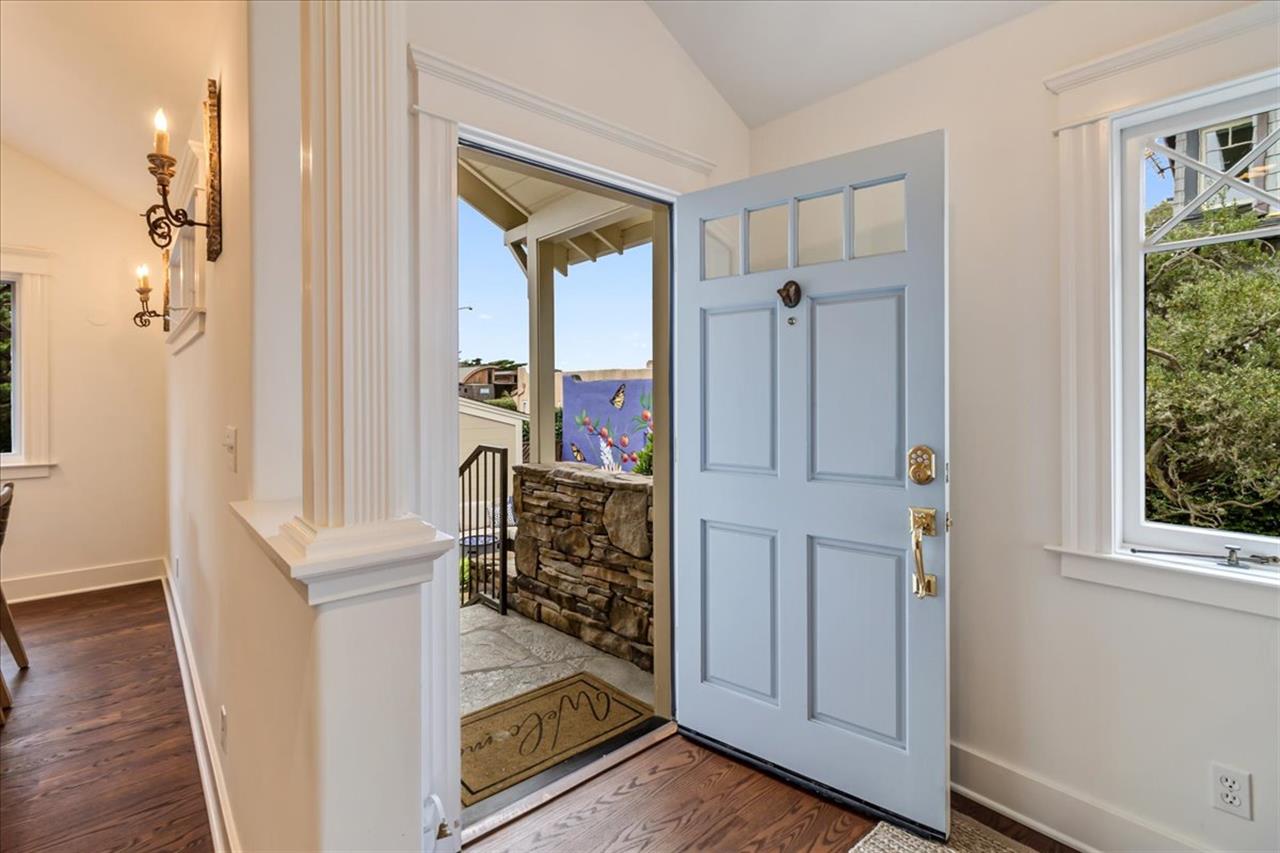 Door to the Backyard and Garage
