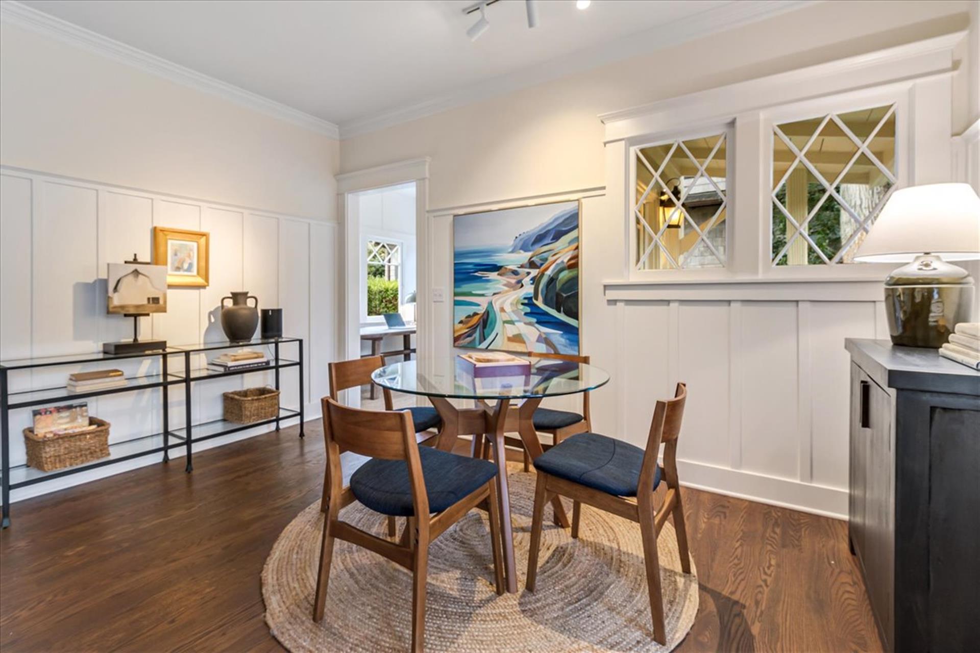 Game Table Area in Living Room