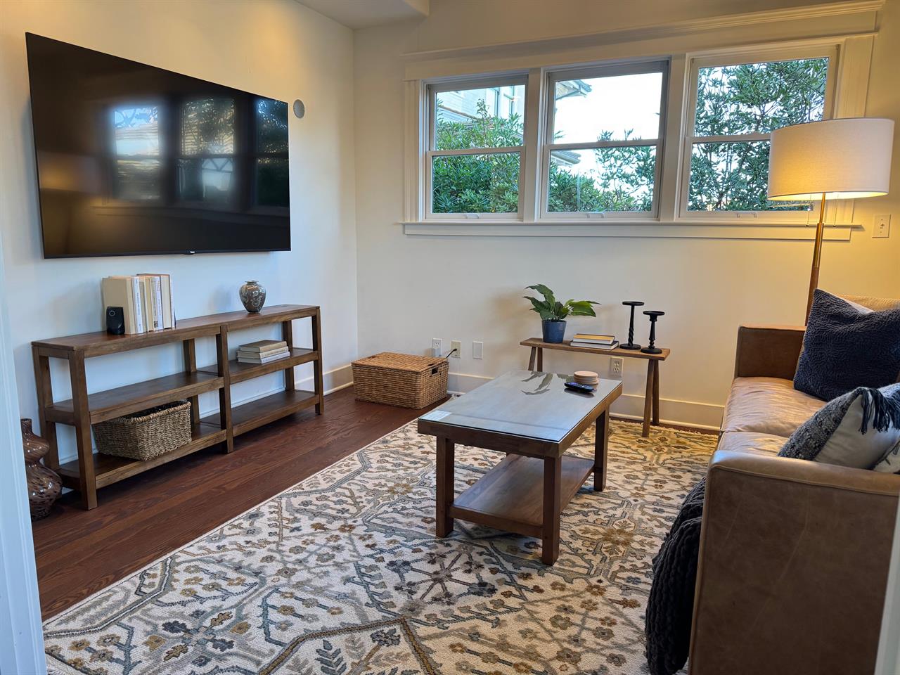 Large Screen TV in Family Room