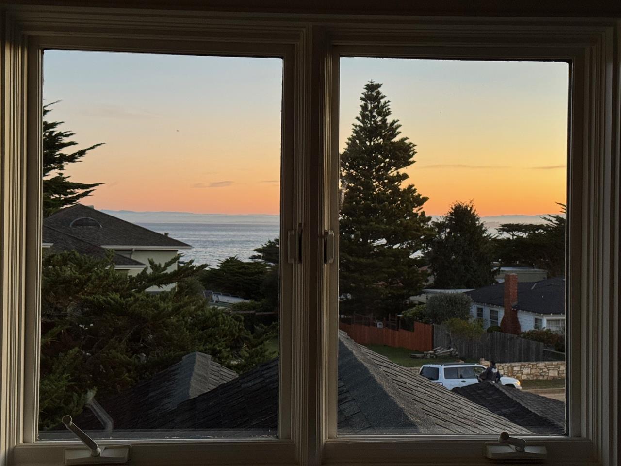 Sunset from Inside the Home