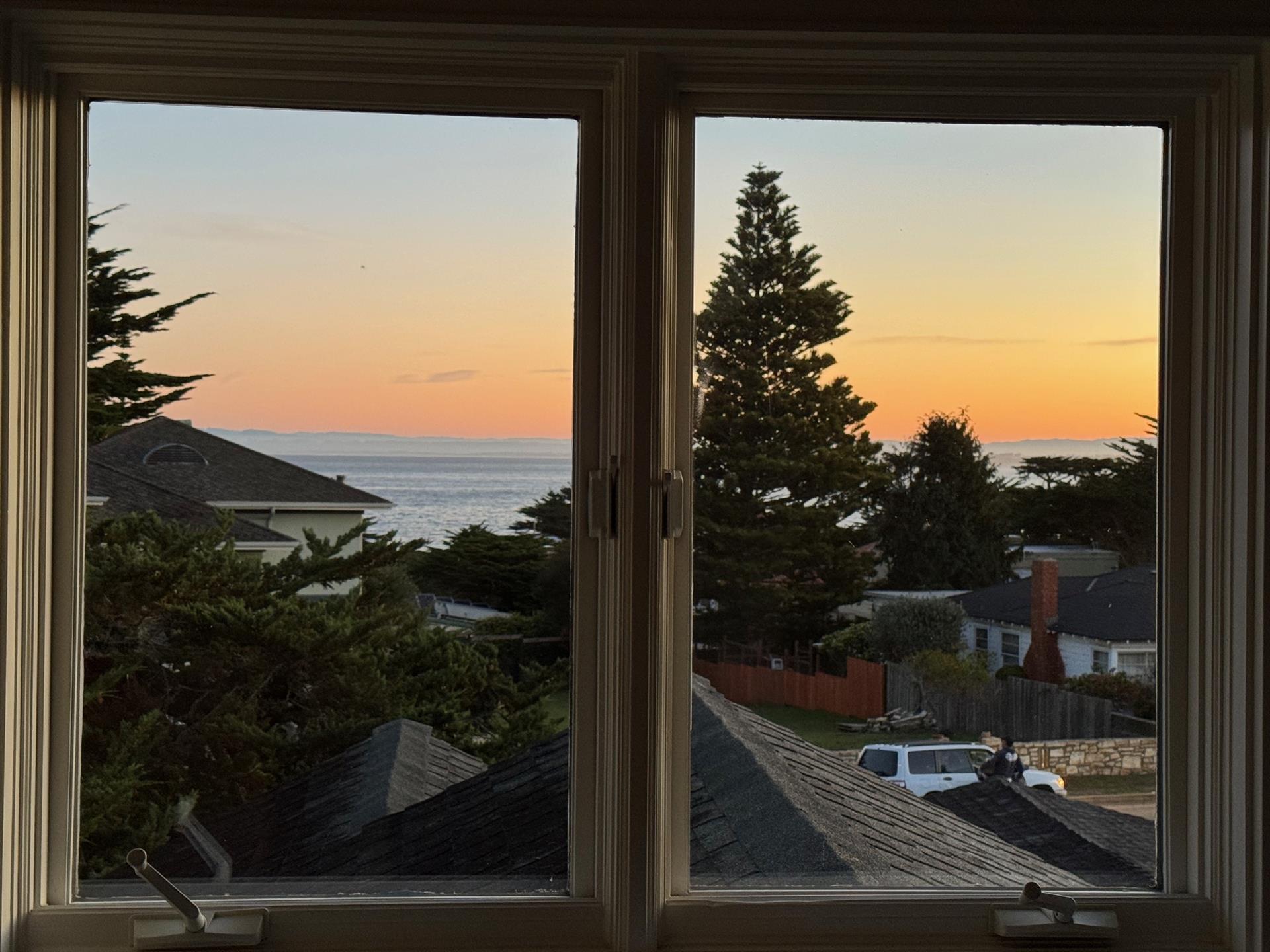 Sunset from Inside the Home