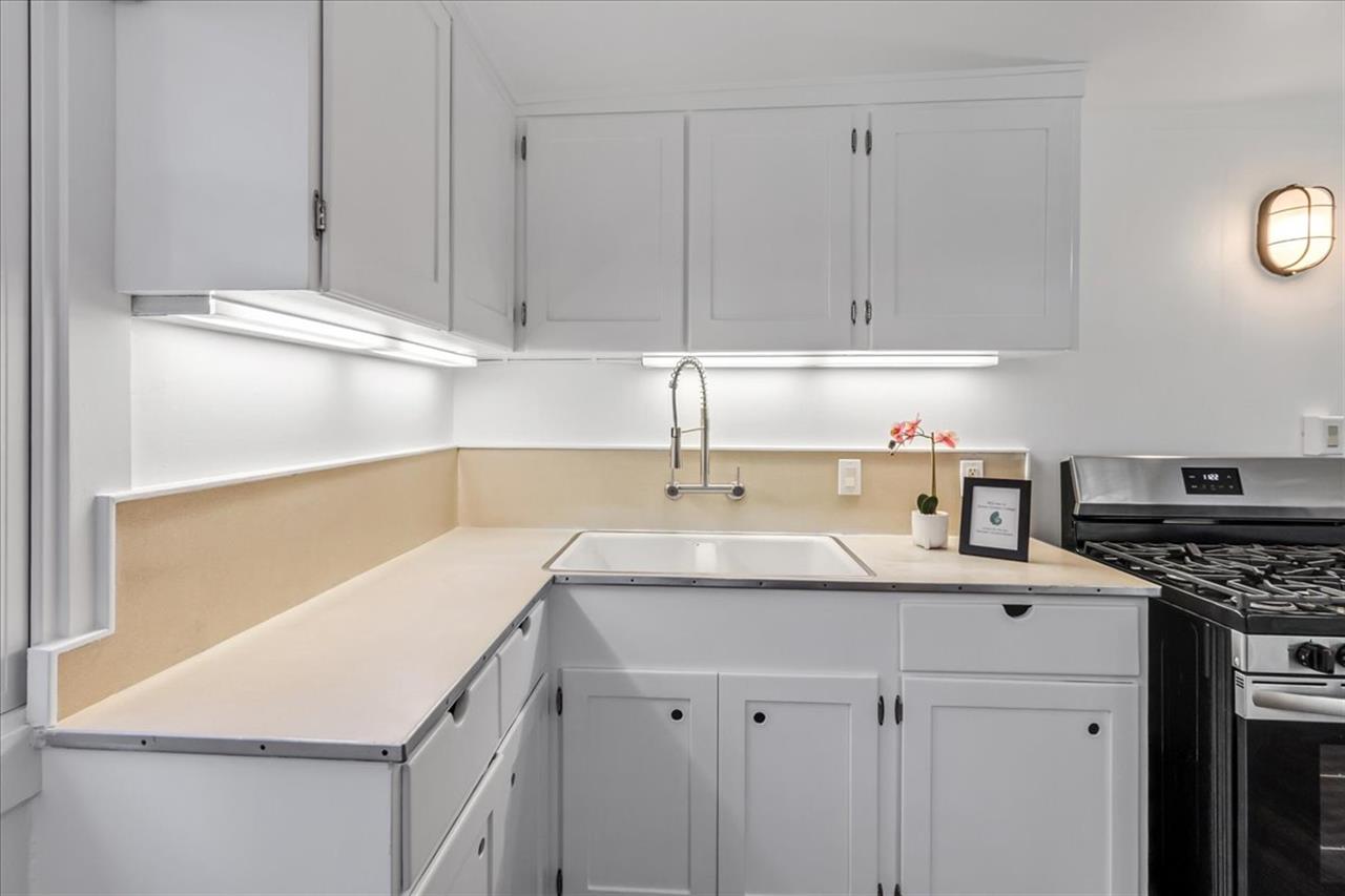 Updated Kitchen has Stainless Steel Appliances