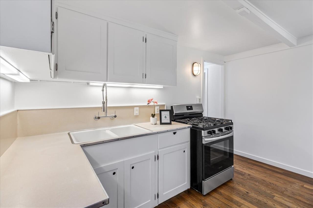 Updated Kitchen has Stainless Steel Appliances