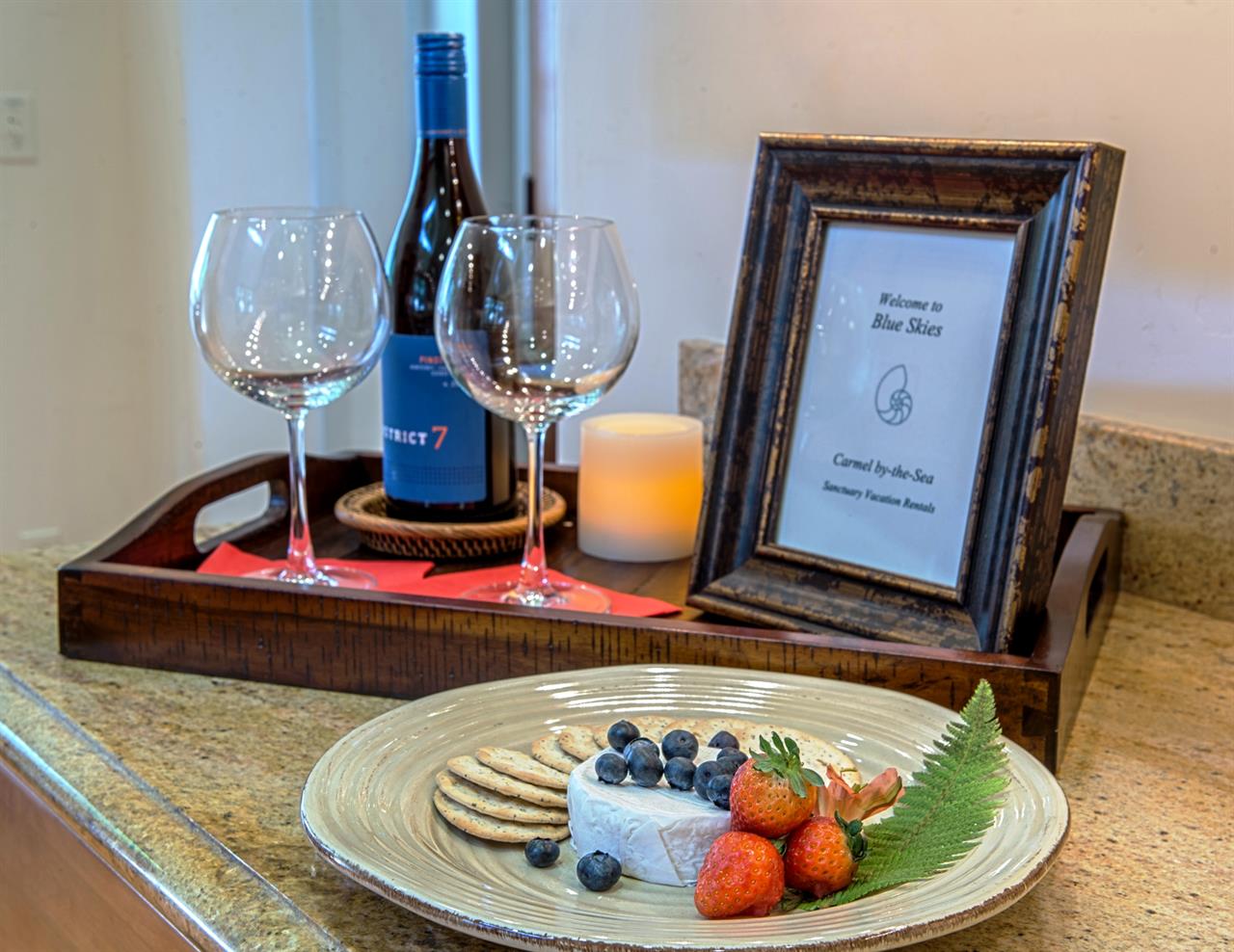 Wine and Cheese to Welcome You