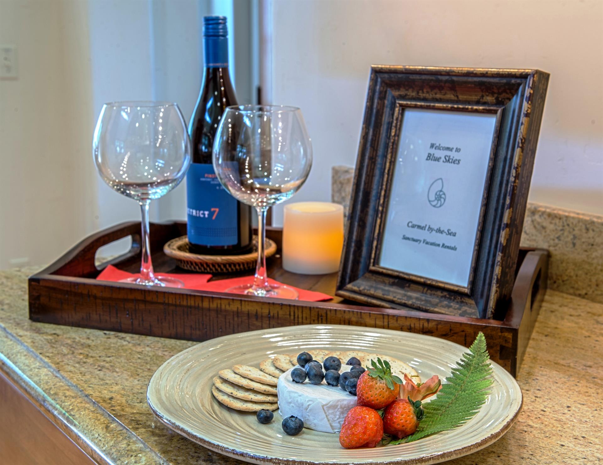 Wine and Cheese to Welcome You