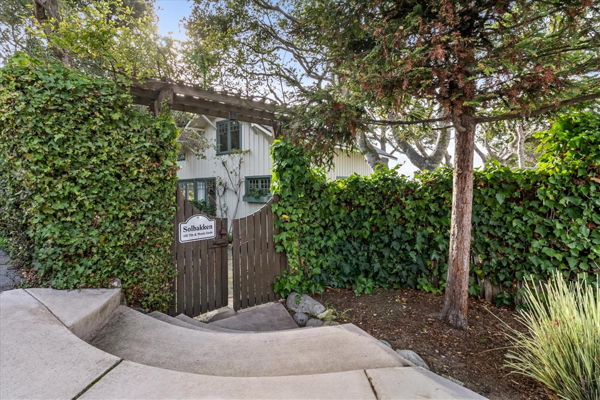 Entrance to the Property From the Street