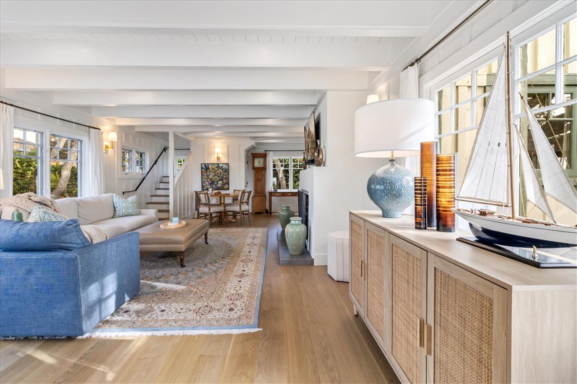 Living Room with Fireplace