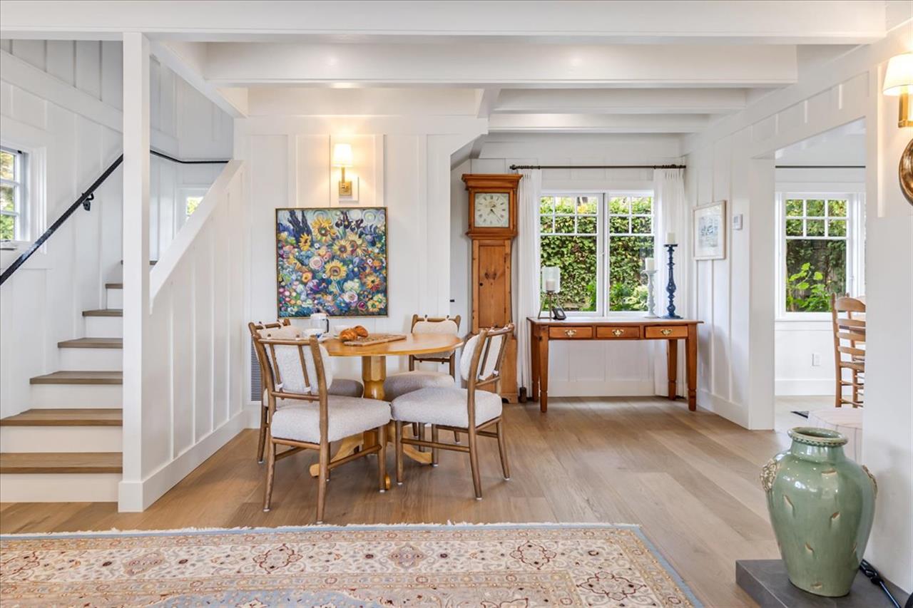 Living Room Showing Game Table and Stairs to the Second Floor