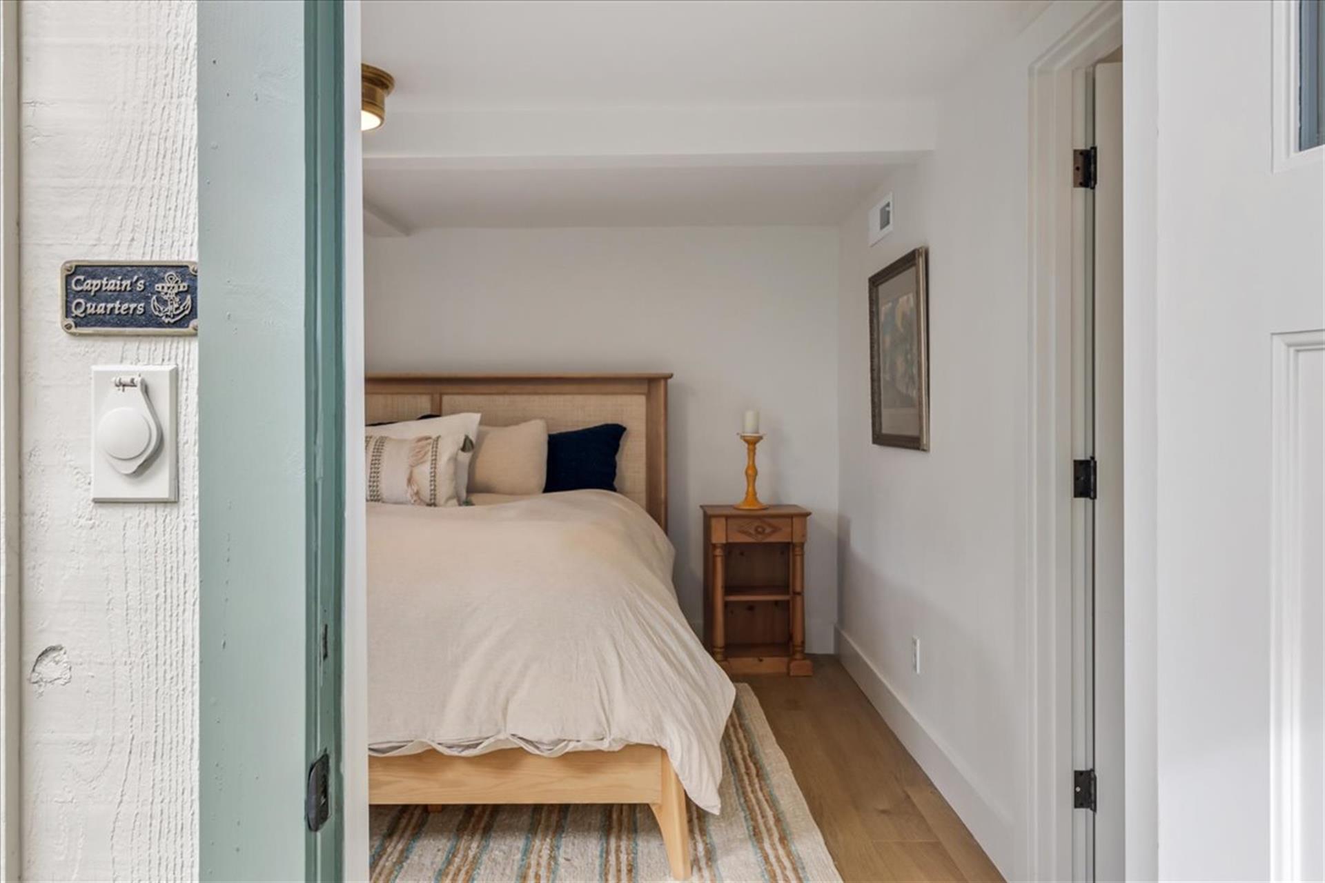 Bedroom 1 Looking in from the Outdoor Entrance