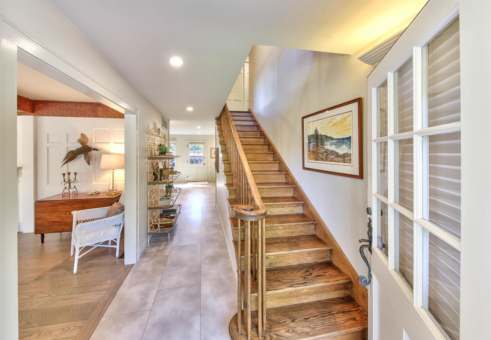Entry Foyer and Stairs to the Bedrooms