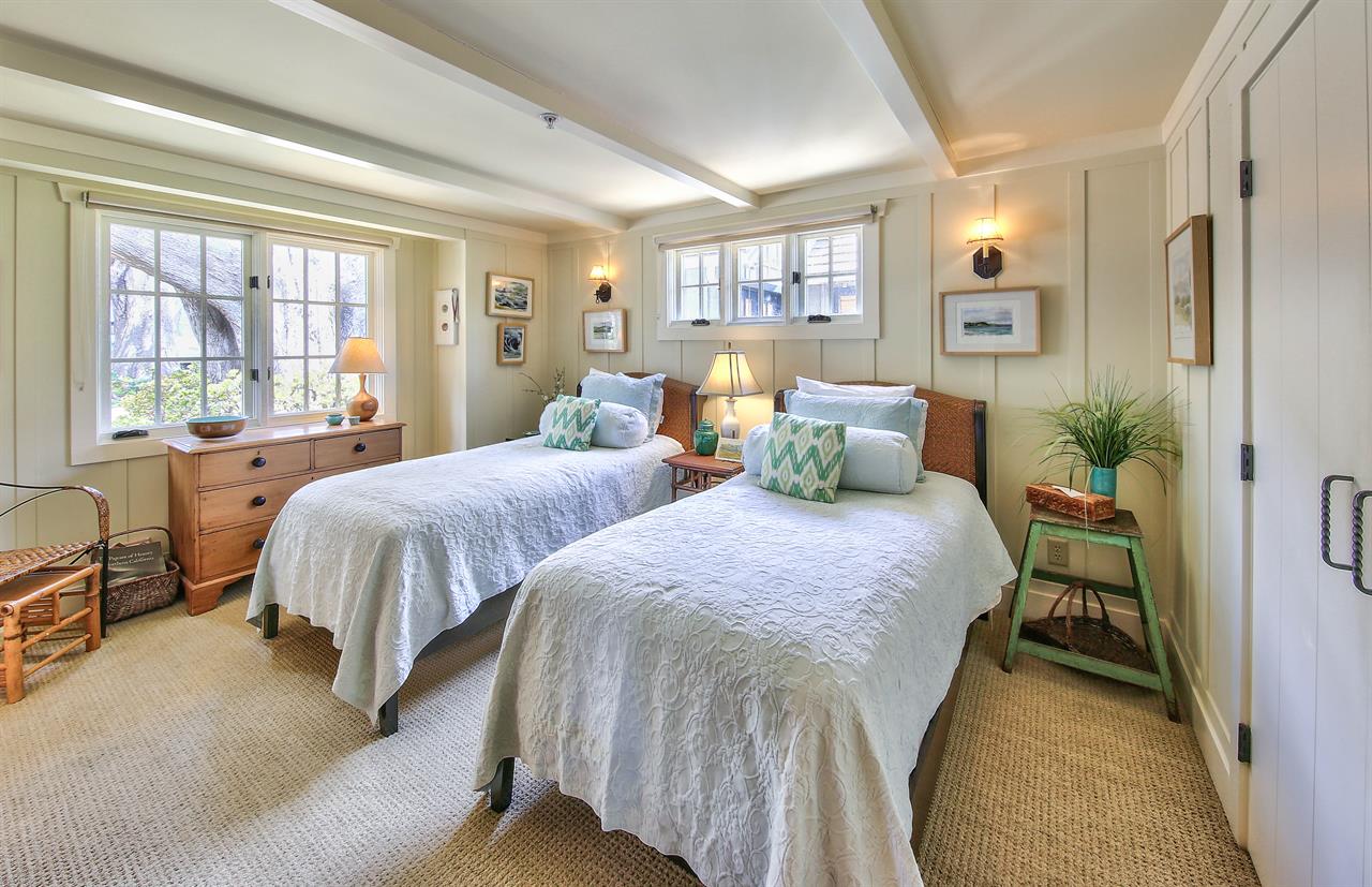 Downstairs Bedroom 3 has Two Twin Beds