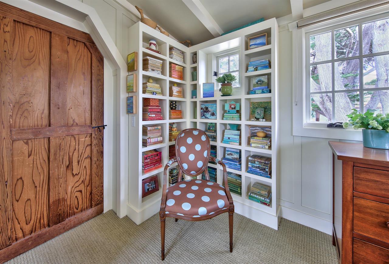 Bedroom 2 has a Small Library
