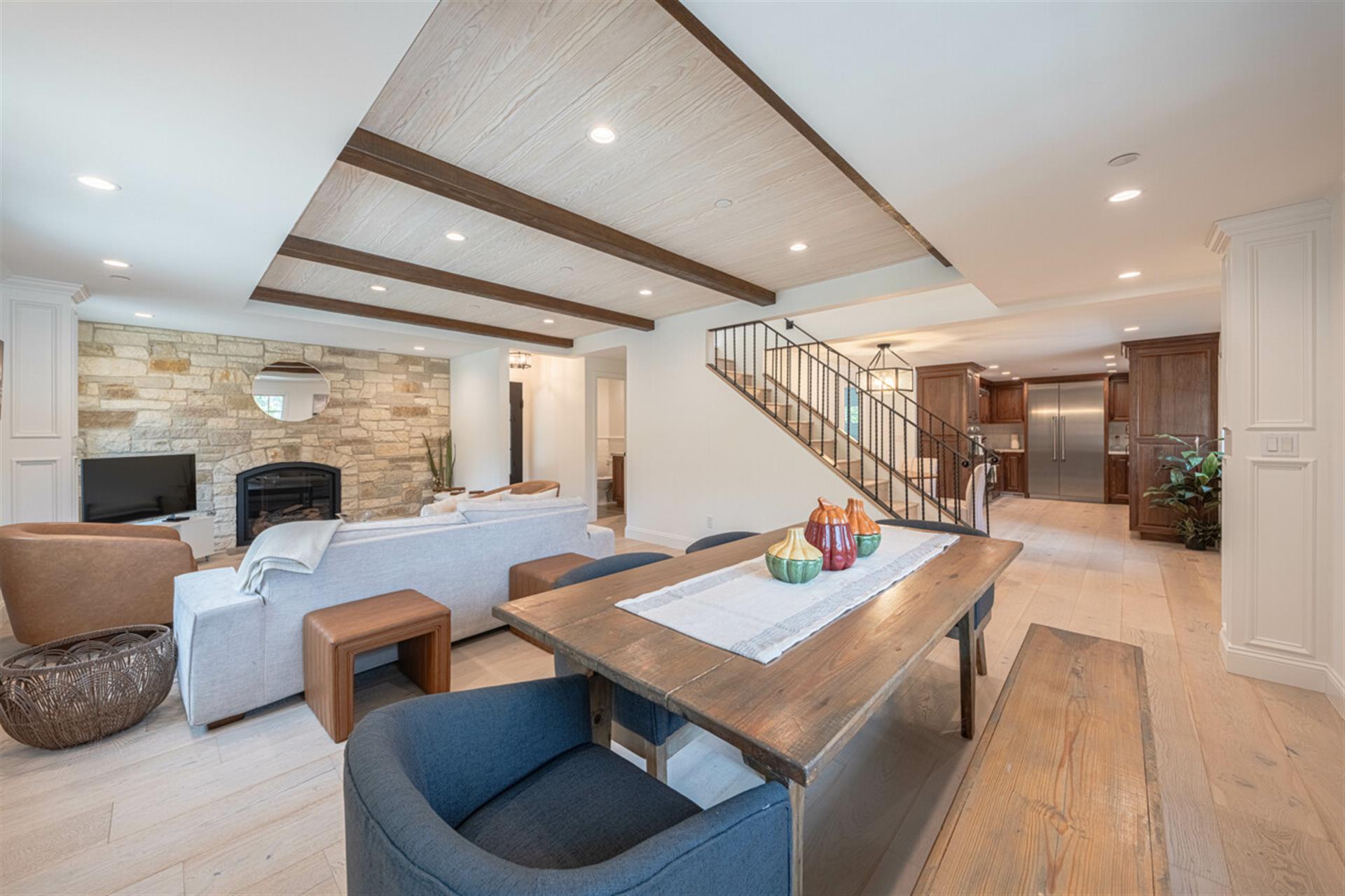 Living Room and Dining Area