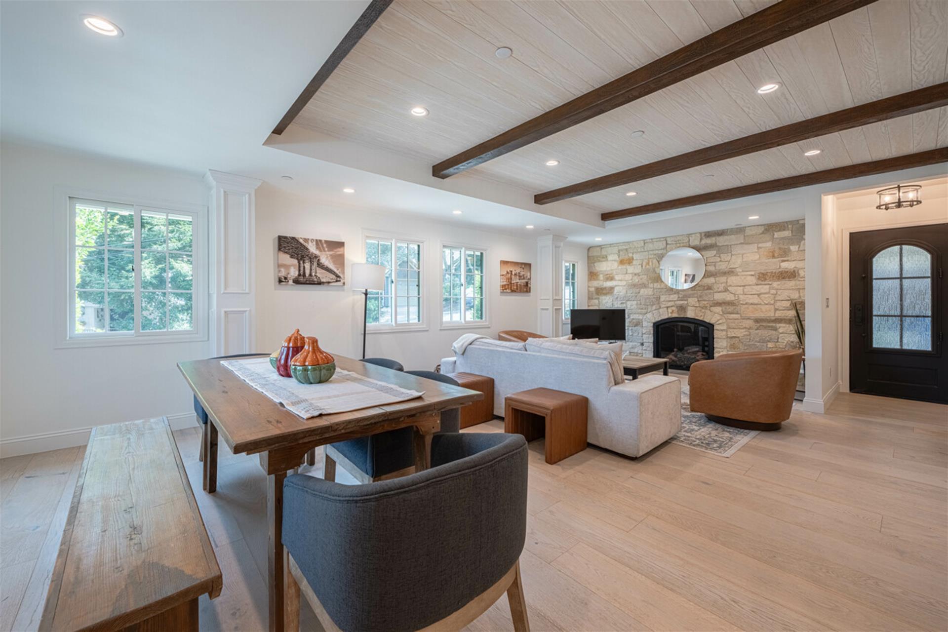 Living Room and Dining Area