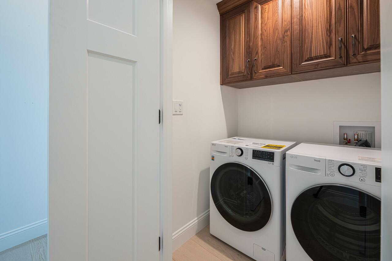 Laundry Room is at the Top of the Stairs