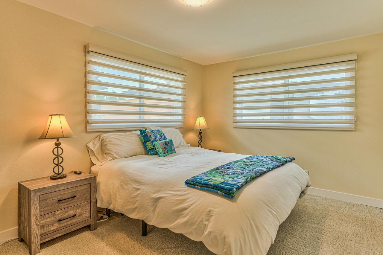 Bedroom 1 has a king bed