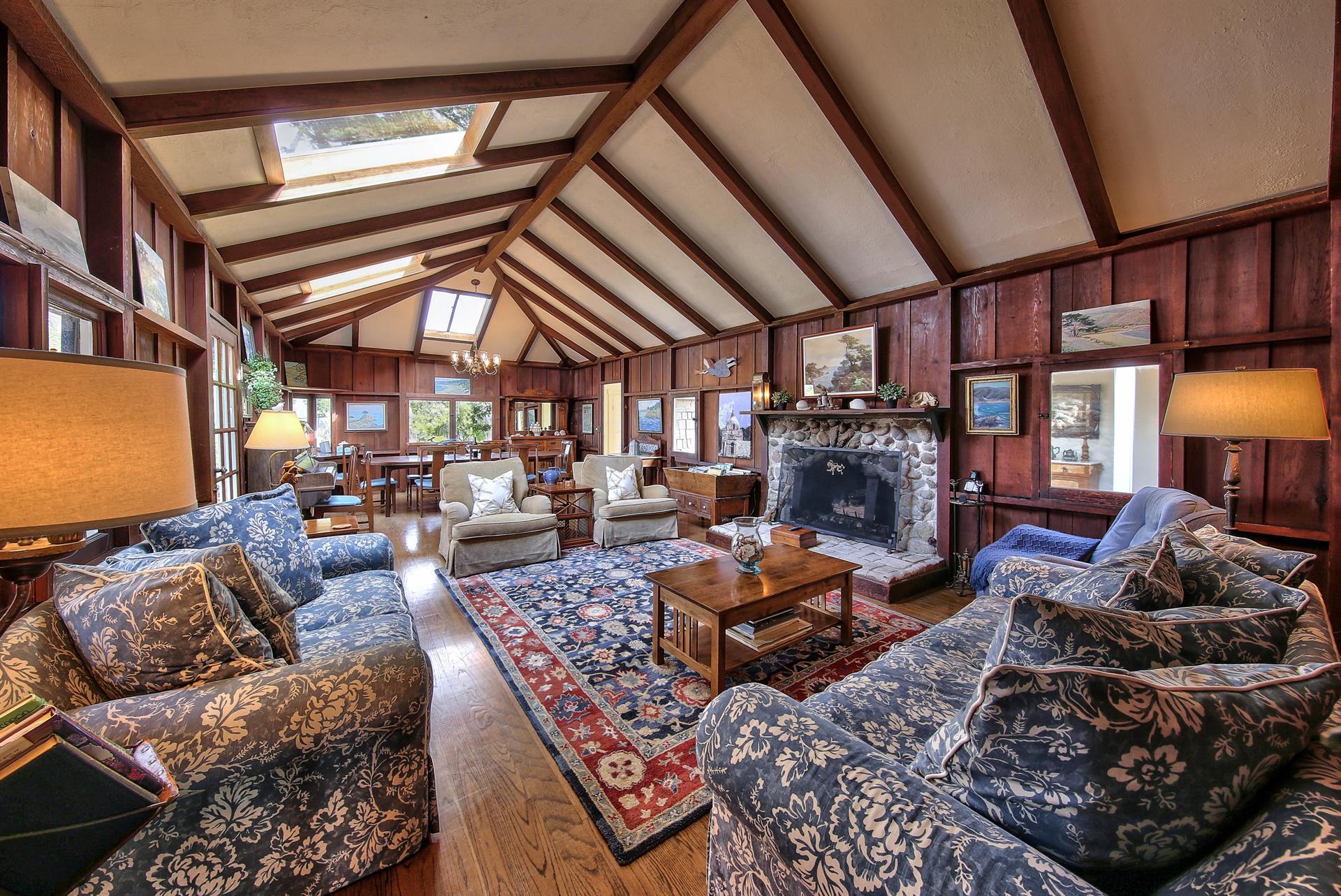 Living Room with a GasLog Fireplace