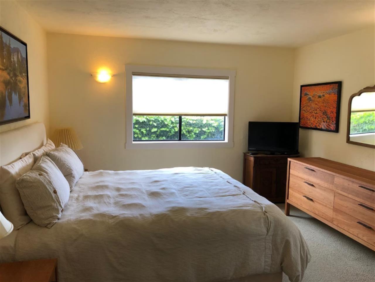 Downstairs Bedroom 1, King Bed, TV