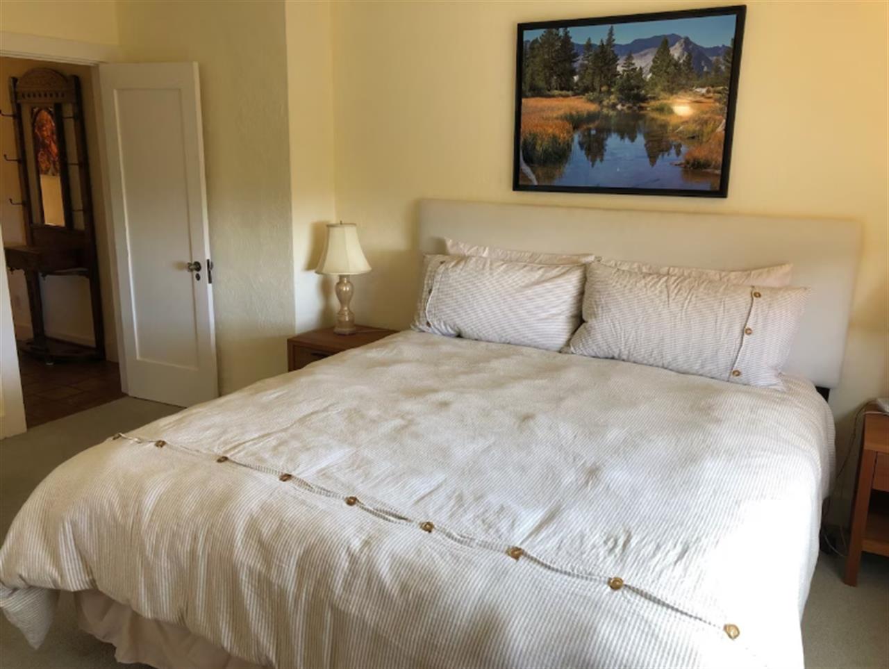 Downstairs Bedroom 1, King Bed, TV