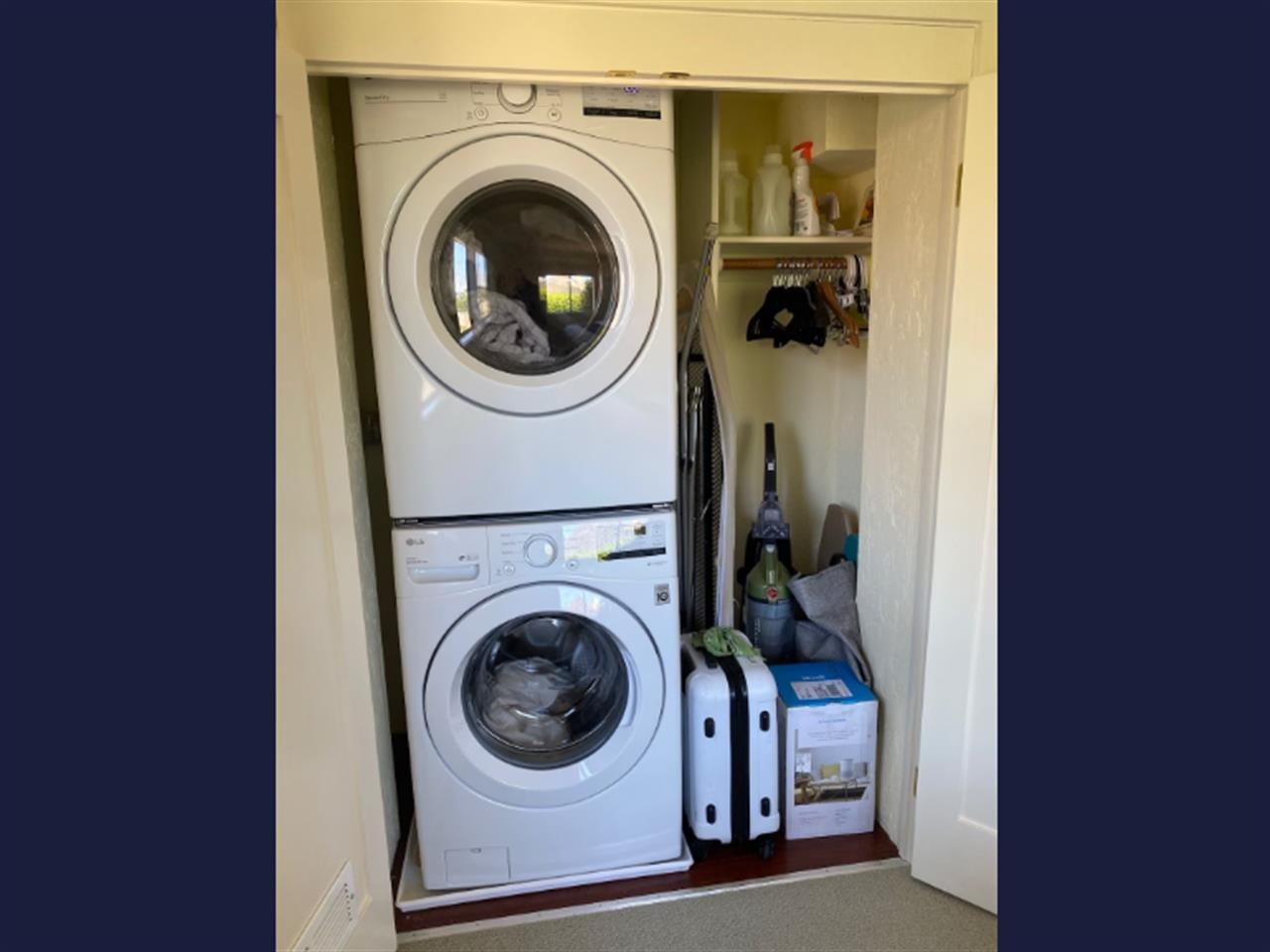 Stacked Washer and Dryer, Household Essentials