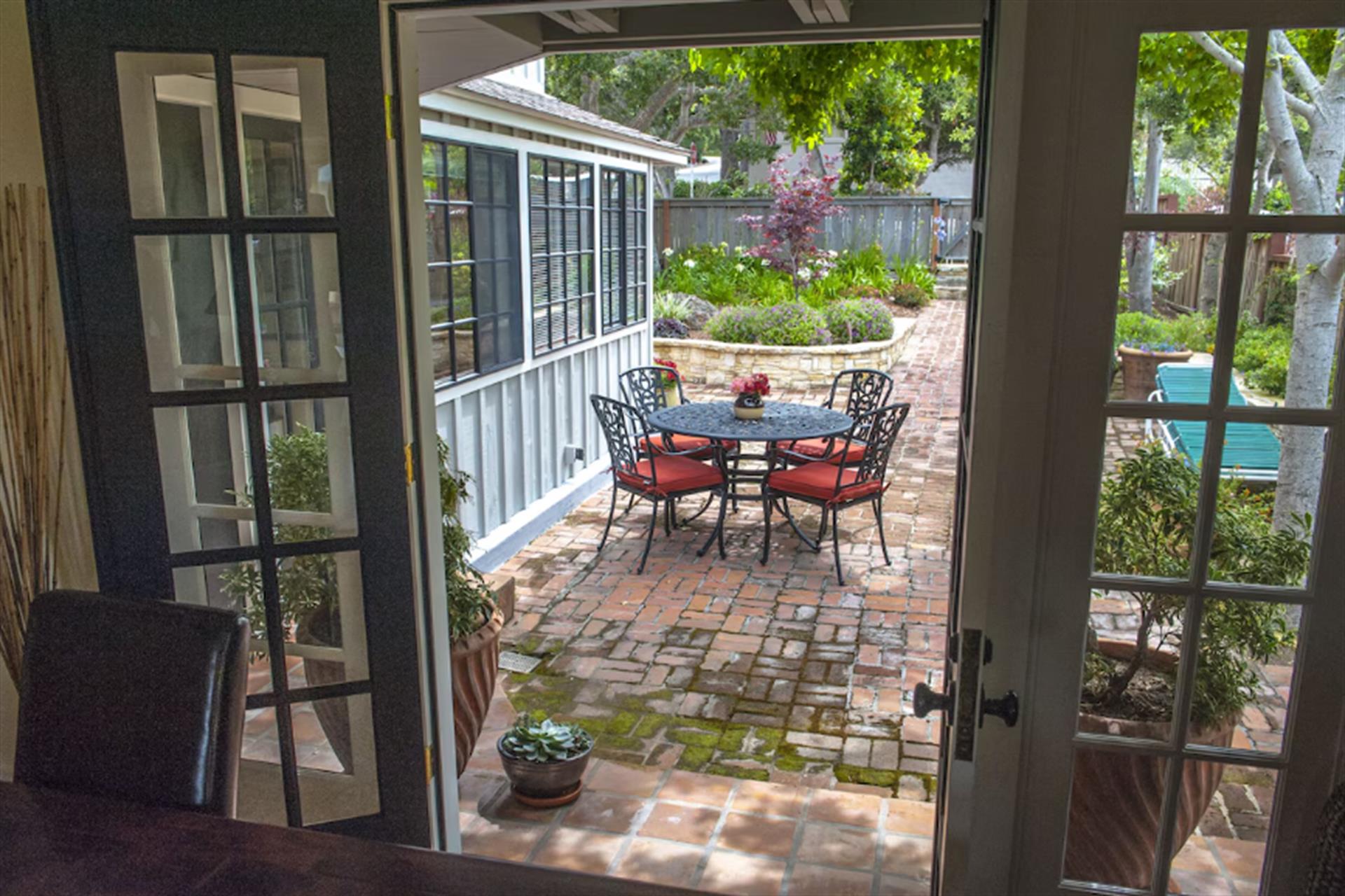 French Doors to Patio and Garden