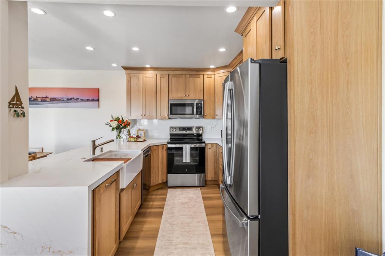 Kitchen has New Stainless Appliances