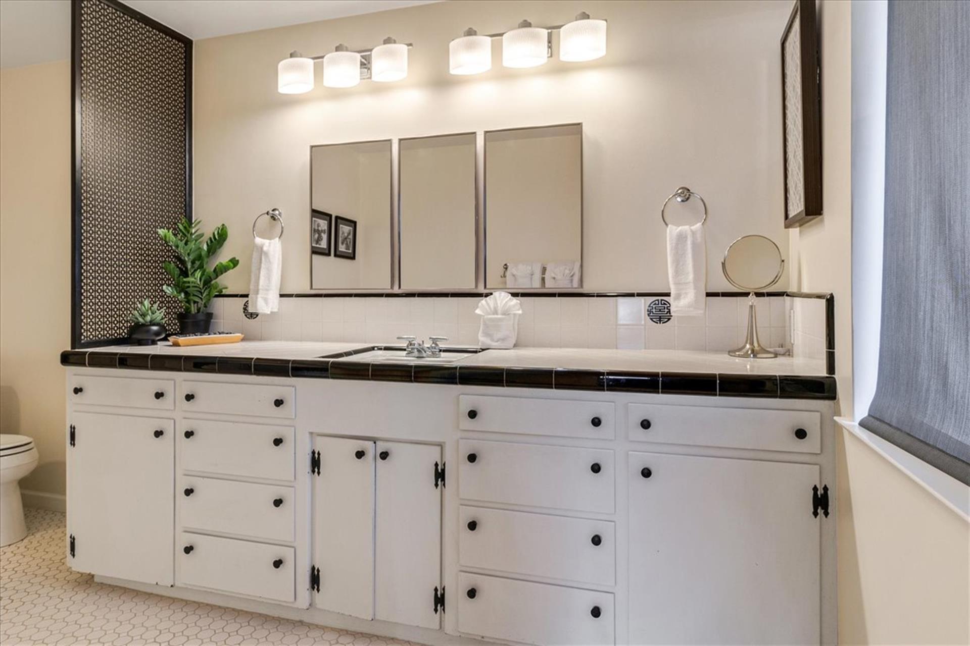 EnSuite Bathroom for Bedroom 1  Shower and Separate Tub