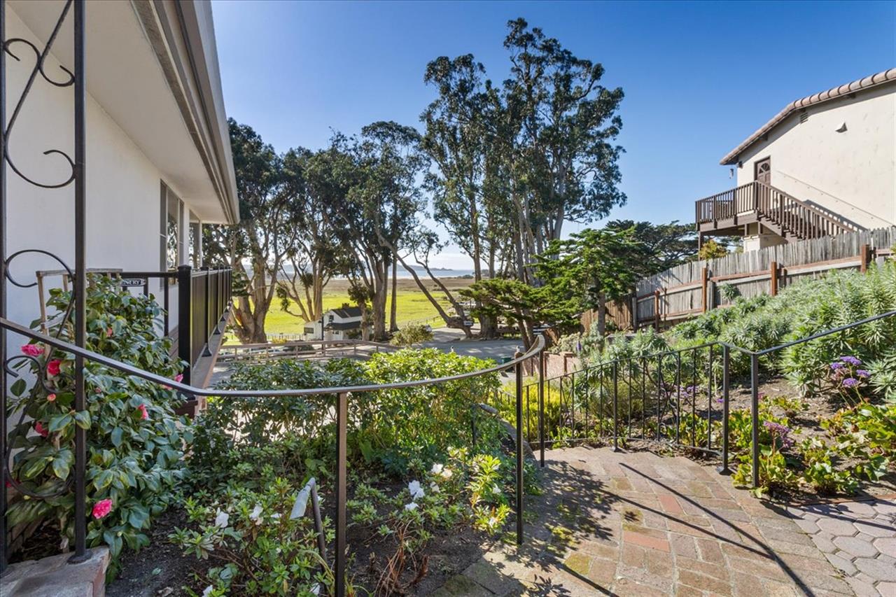Lovely Landscaping and Distant Ocean Views