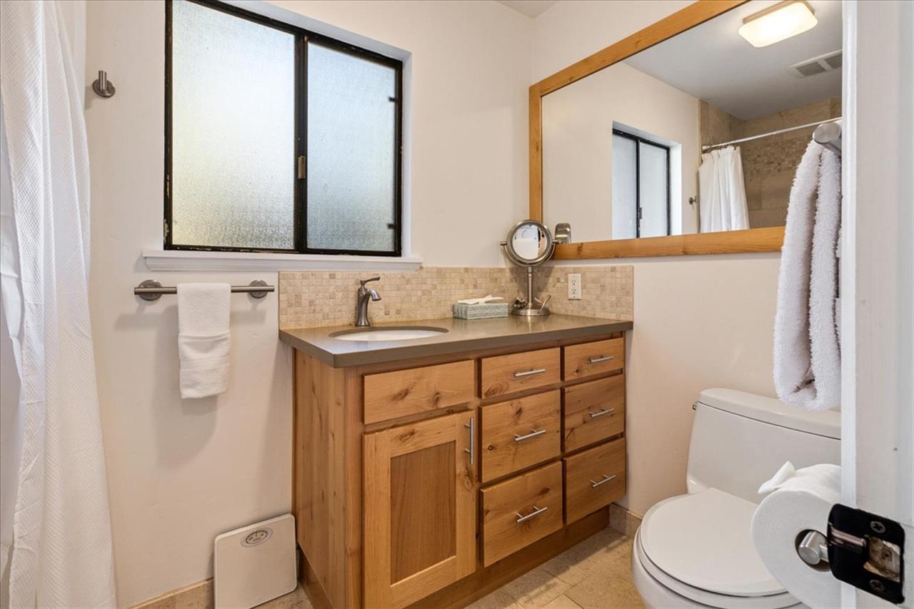 Hall Bathroom has a ShowerOverTub Combination