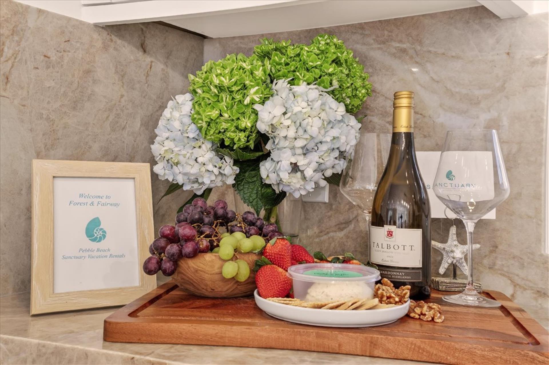 Wine and Cheese to Welcome You