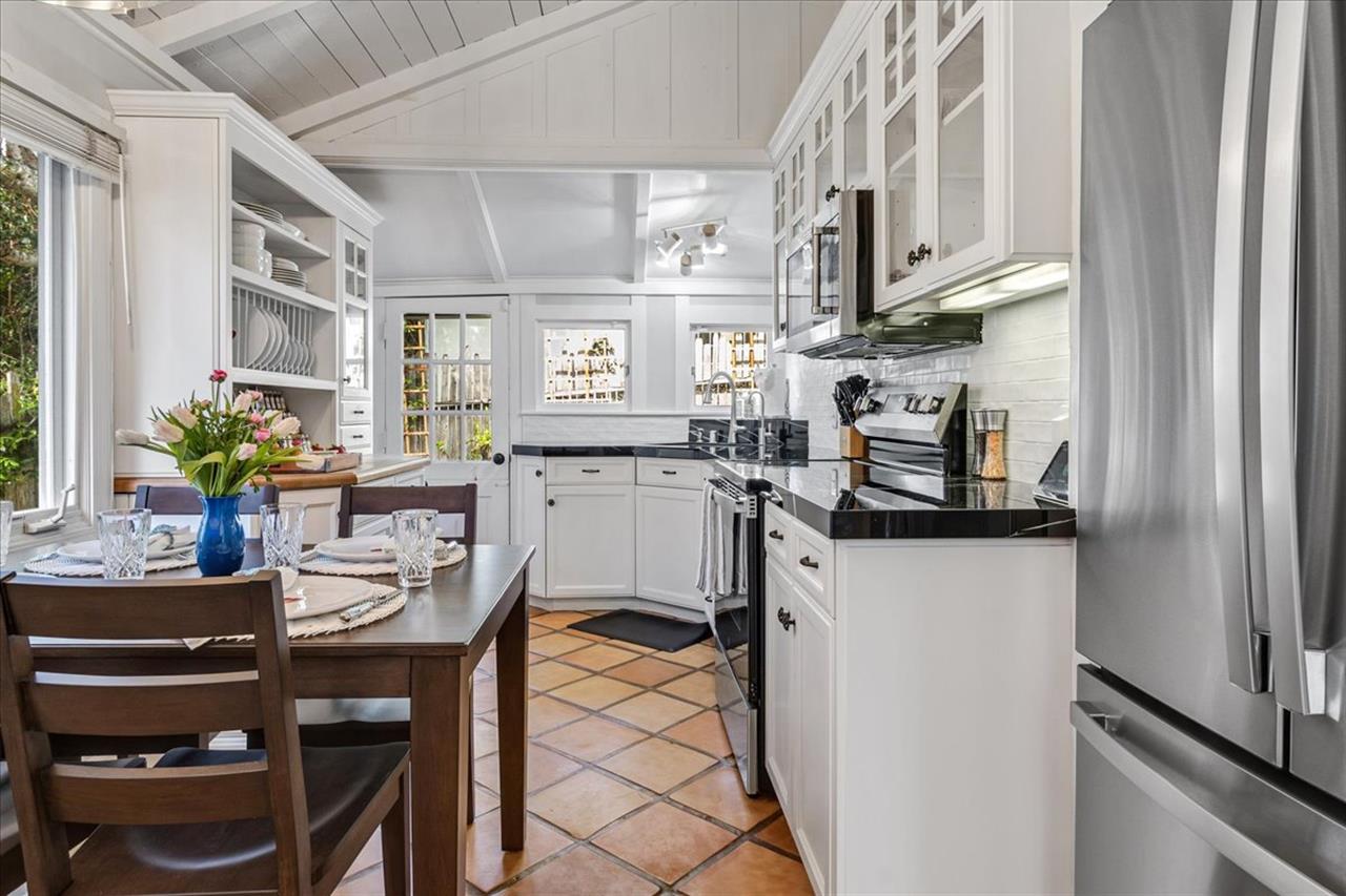 Kitchen is Flooded with Natural Light