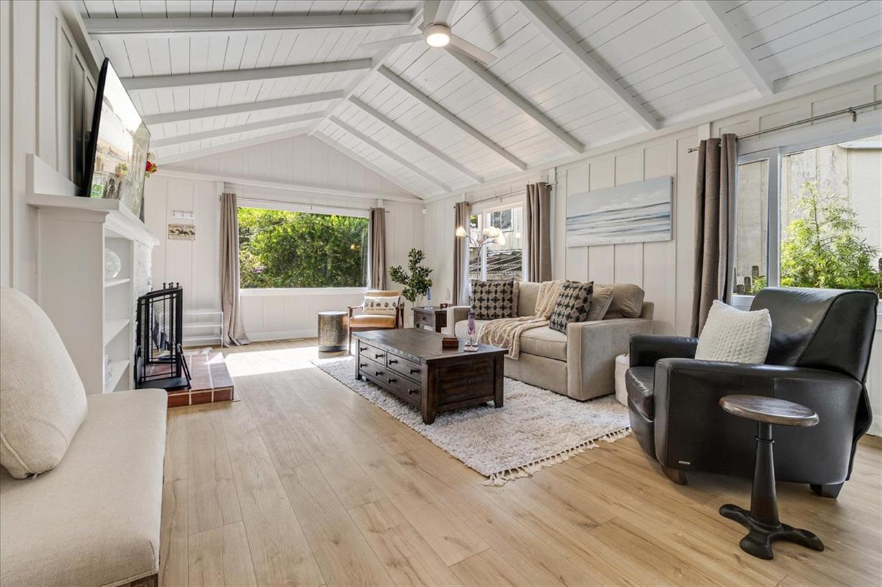 Living Room has a Queen Sofa Bed for an Extra Sleeping Option