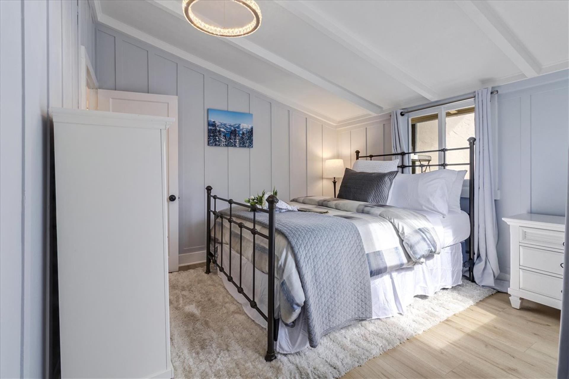 Bedroom 2 has a Queen Bed