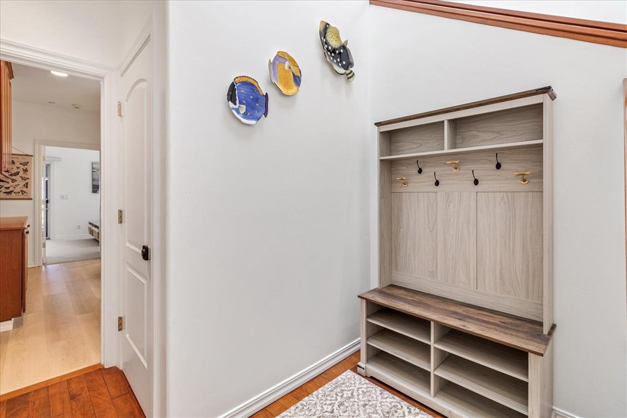 A Place for Hats, Coats and Shoes in the Entry foyer