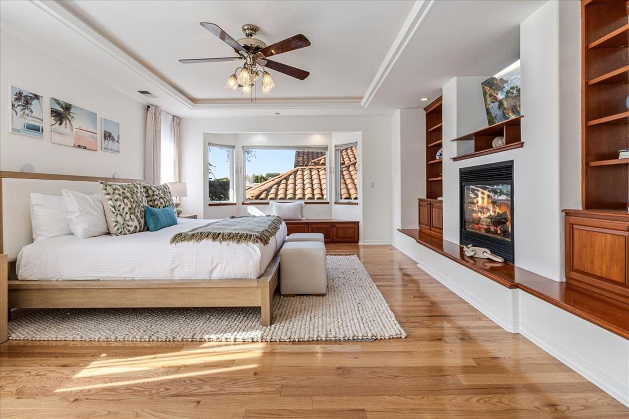 Bedroom 1 has a Fireplace and a Smart TV