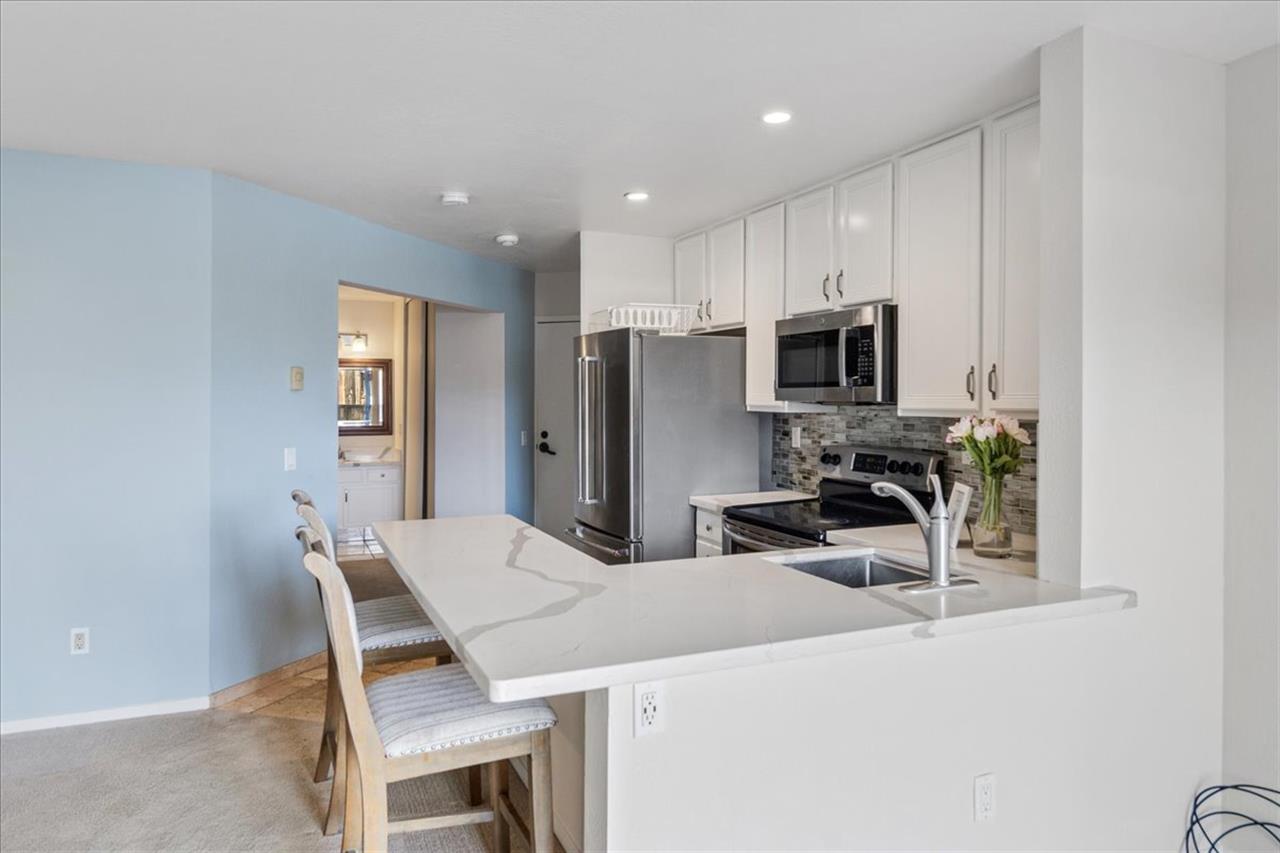 Updated Kitchen has Stainless Steel Appliances
