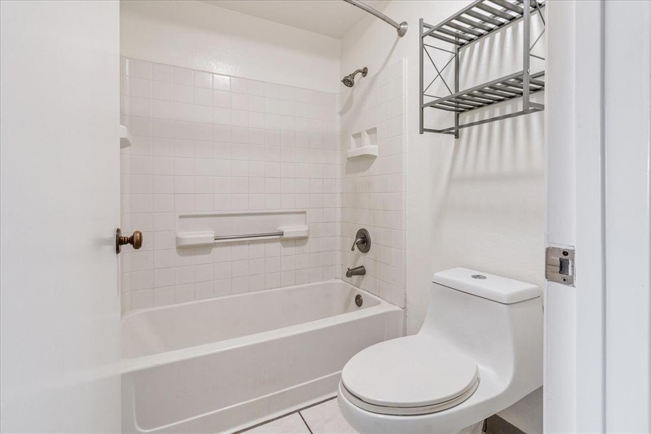 Bathroom has a Shower Over Tub Combo