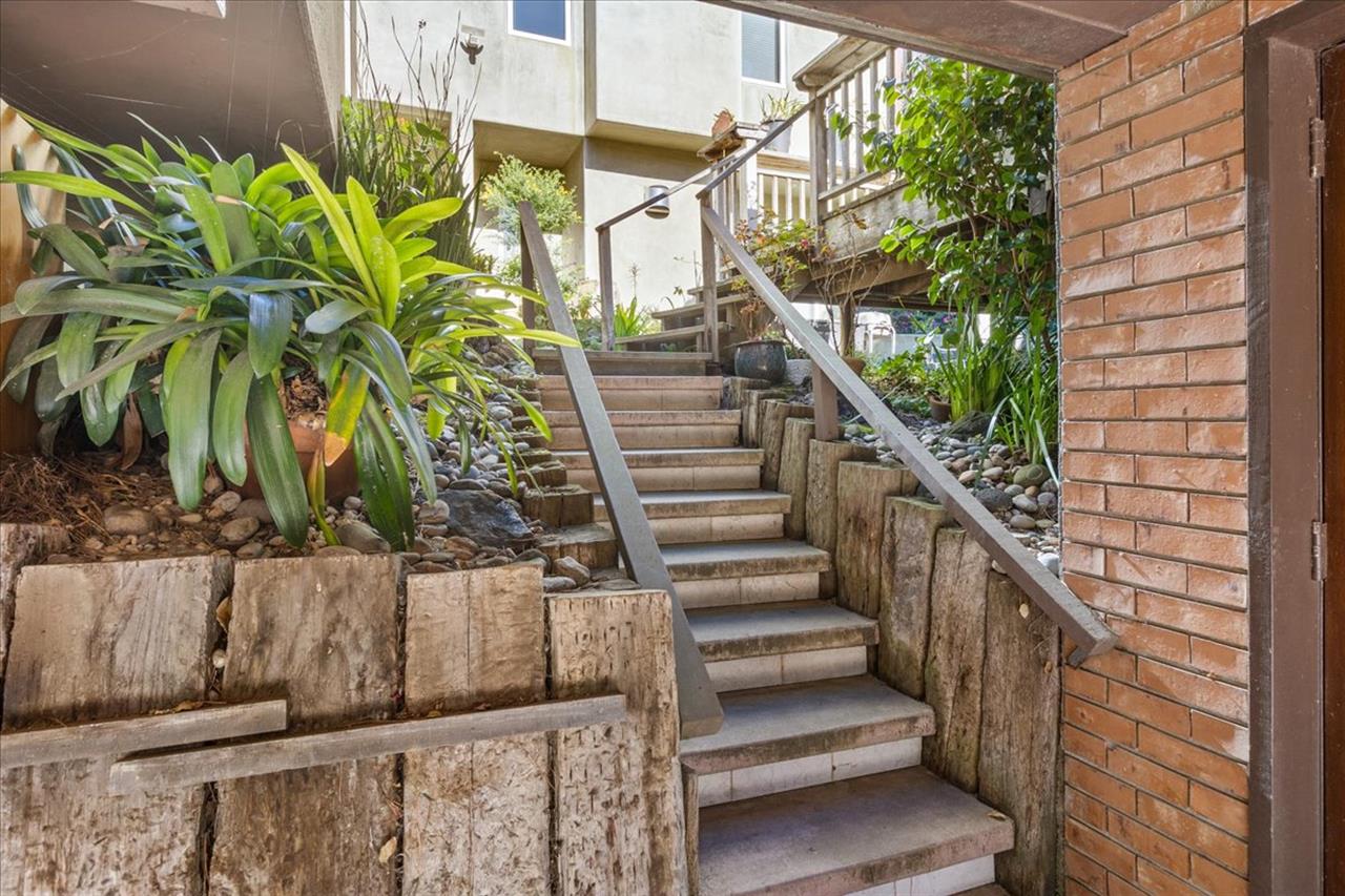 Stairs from the Carport to the Front Door
