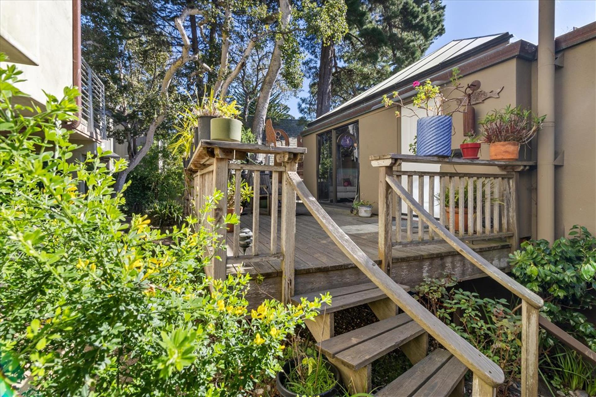 Stairs to the Front Entry Deck