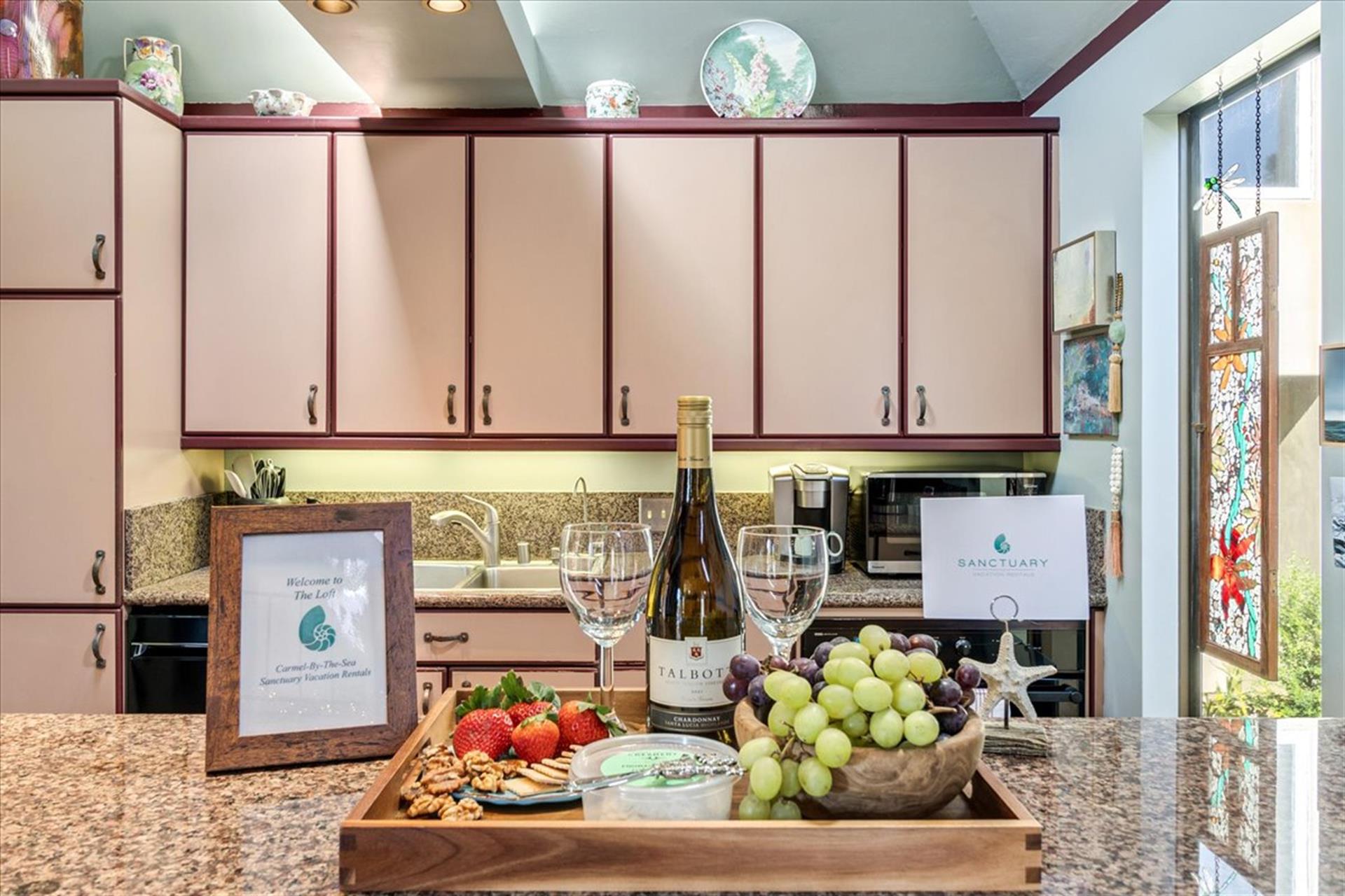 Wine and Cheese to Welcome You Just Add Fruit and Nuts