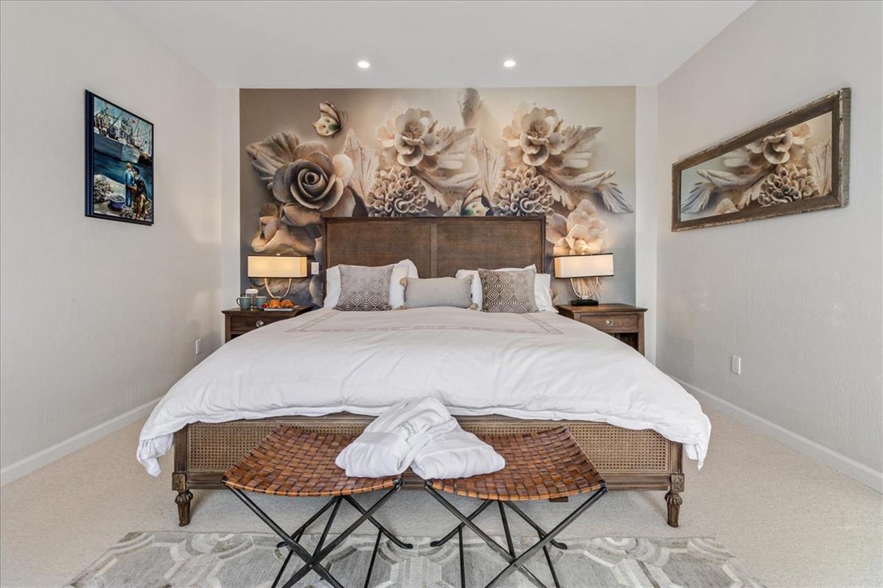 Bedroom has a King Bed