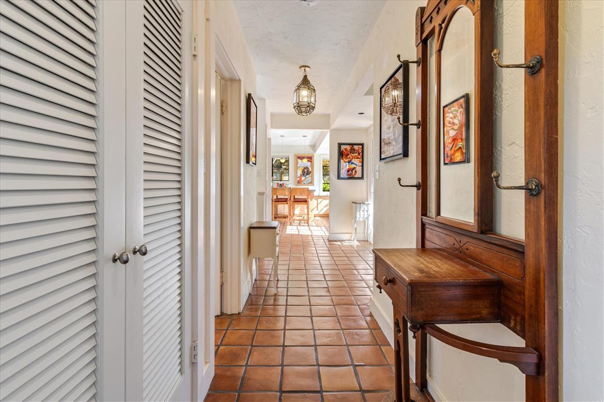 Hallway from the Main Living Area to Bedroom 1
