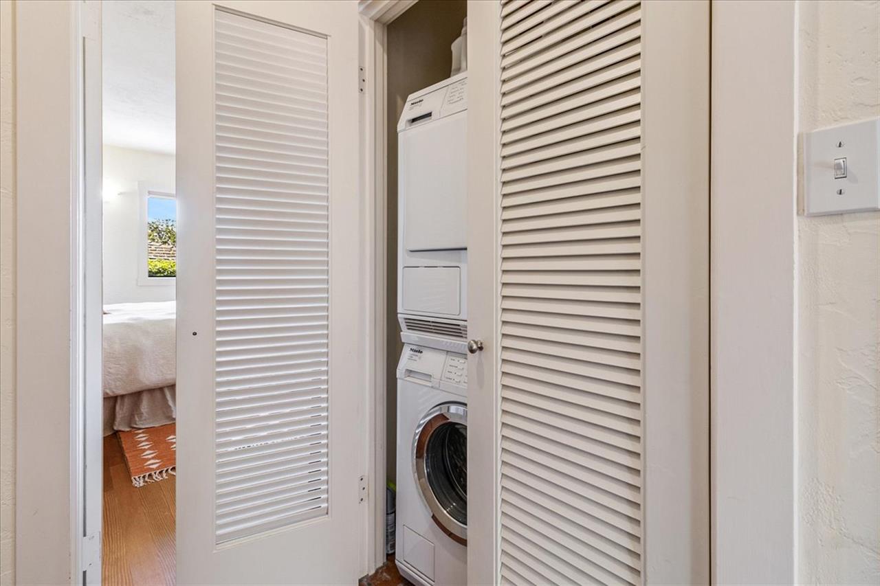 Main Floor Washer and Dryer Next to Bedroom 1